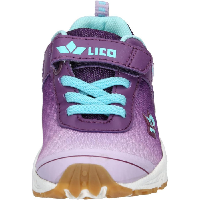 Дитячі кросівки Lico Barney для хлопчиків: текстиль, штучна шкіра, блакитний та неоновий зелений (39 EU, фіолетово-бірюзовий)