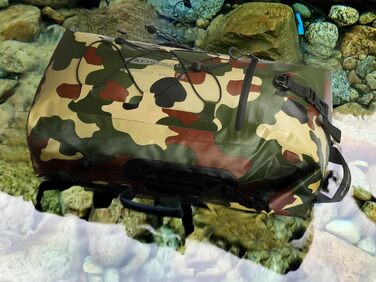 Водонепроникний рюкзак Dry Bag 35L для каякінгу та рафтингу (зелений)