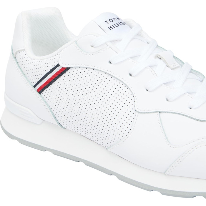 Чоловічі кросівки Tommy Hilfiger Runner Icon Leather FM0FM05740, шкіра, розмір 42 EU, білі