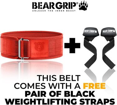 BEAR GRIP – самозамикаючий пояс для важкої атлетики, преміум-пояс для кросфіту, пауерліфтингу та бодібілдингу для чоловіків і жінок
