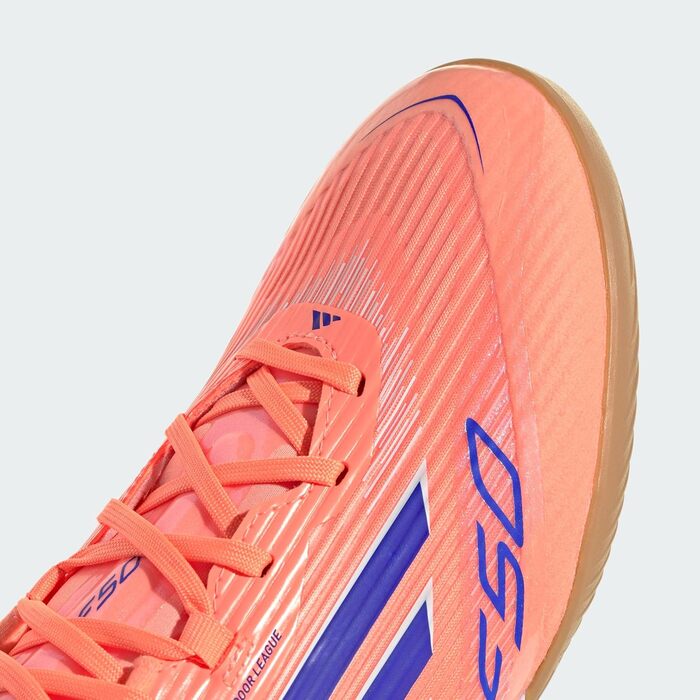 Футбольні бутси Adidas F50 League Indoor, 43 1/3 EU, Unisex, Beam Orange/Lucid Blue/Cloud White