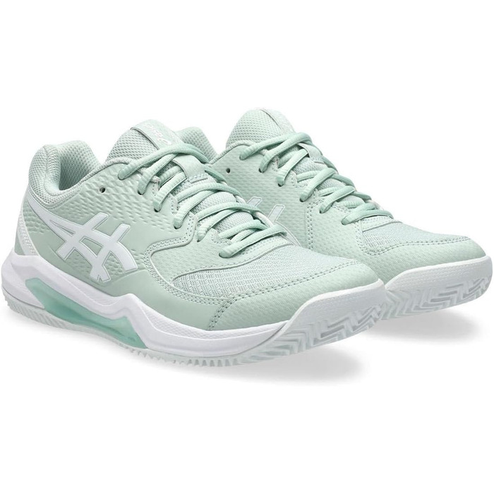 Жіночі тенісні кросівки ASICS Dedicate 8 Clay - блакитний, жовтий (37 EU)