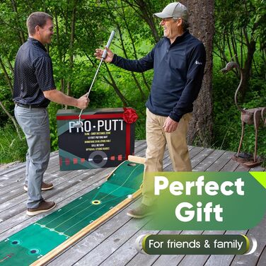 Професійний килимок для гольфу Pro Putt 3 м з поверненням м'яча GBD Sports, для гри в гольф у приміщенні, подарунок чоловікам і жінкам