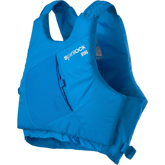 Рятувальний жилет Spinlock Wing Side Zip 50N для каякінгу, допоміжний PFD для водних видів спорту, кобальтово-синій, Easy Stretch