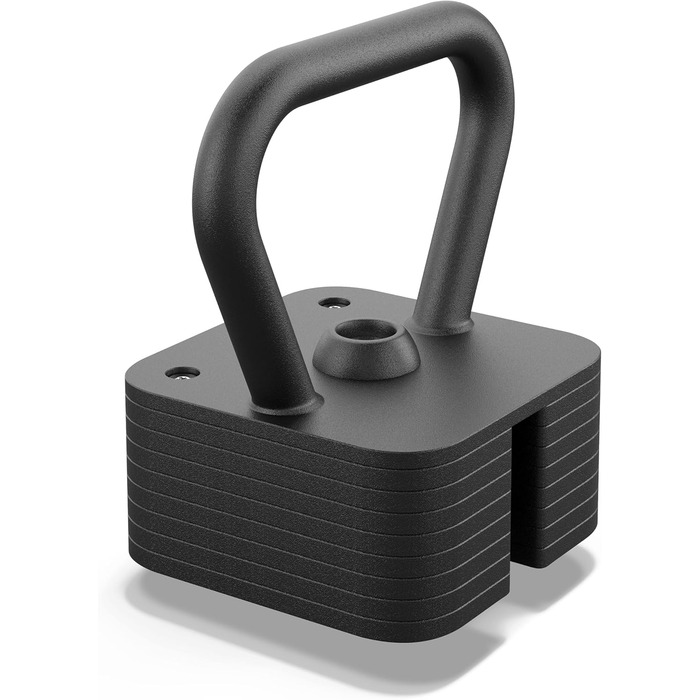 ZIPRO Kettlebell SQUARE: регульована гиря до 19 кг для силових тренувань та фітнесу вдома
