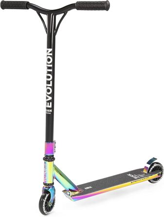 Скутер RAVEN для трюків та вулиці: 100мм колеса, підшипники ABEC-9, Neochrome