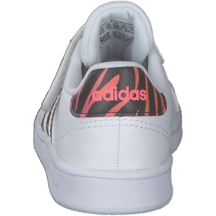 Кросівки Adidas Grand Court C для дітей (Unisex), 29 EU, білий/чорний/червоний