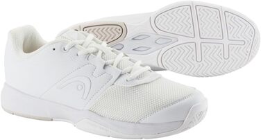 Жіночі тенісні кросівки Head Revolt Court White Grey 40.5 EU