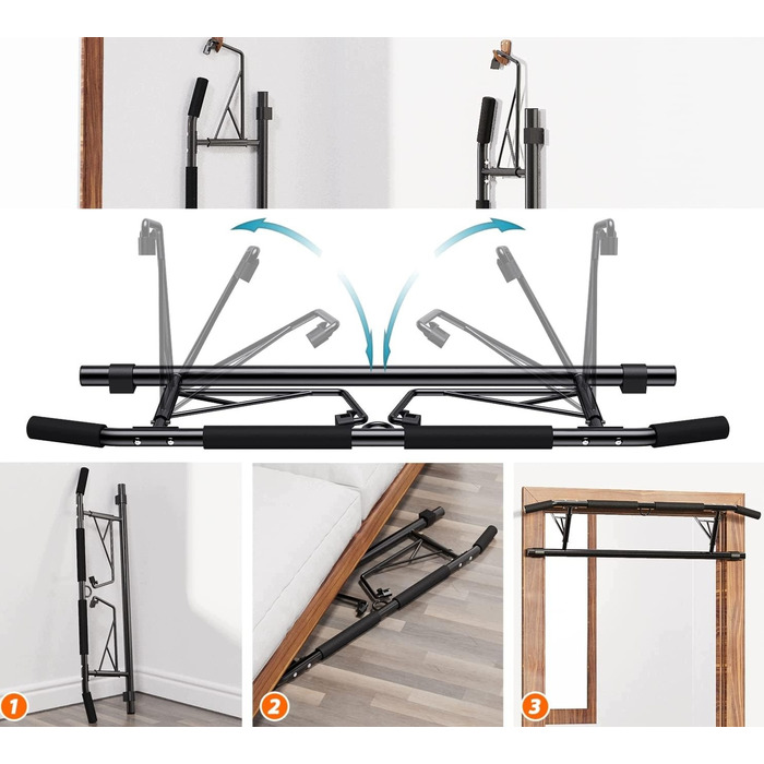 Турнік розсувний JX FITNESS 10-100 см