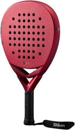 Дитяча падельна ракетка Wilson Bela Junior V2, скловолокно/EVA, червона/чорна, 4'