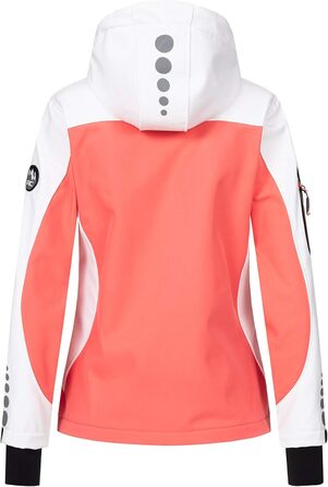 Жіноча куртка-вітрівка Rock Creek Softshell D-441, коралловий колір, розмір XXL