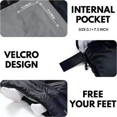 Спальний мішок XXL для дорослих, тепла погода, для кемпінгу, зимових походів, полювання та подорожей (3,2 кг, блакитний)