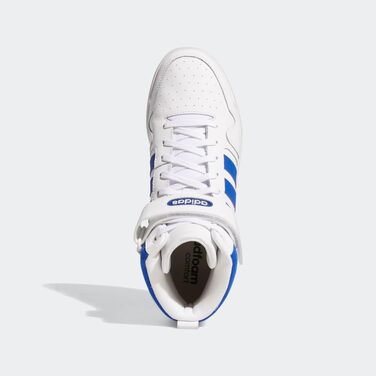 Баскетбольне взуття Adidas для чоловіків, розмір 44 2/3 EU, білий, Team Royal Blue, Grey