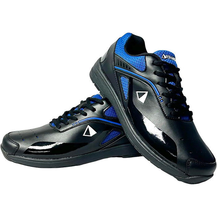 Боулінгіві черевики Pyramid Men's Ra Pro чорного та royal blue кольору для правої руки, 45 EU