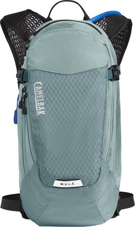 Жіночий гідраторний рюкзак CamelBak M.U.L.E. 12 для маунтбайку, магнітна застібка, 2,8 л, синій/чорний