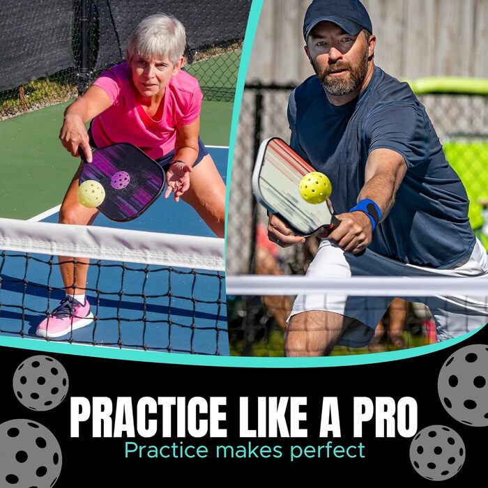 AMA Sport М'яка сітка для піклболу, портативна, регульованого розміру, 6.7 м, для залу та вулиці, стійка до погодних умов, сталеві стійки з порошковим покриттям, сумка 600D, зелена