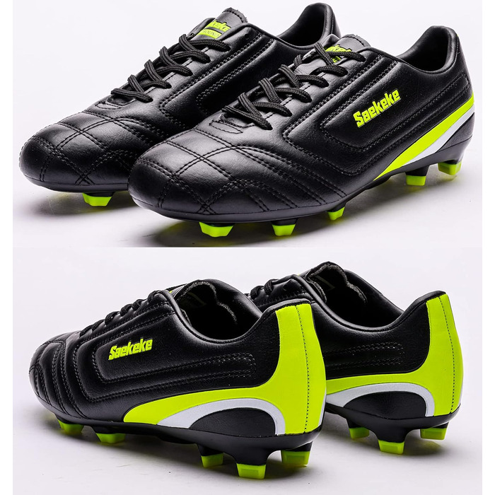 Дитячі футбольні бутси FG для хлопчиків та дівчаток, розмір 32 EU, чорний, модель S2116