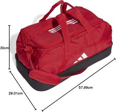 Спортивна сумка adidas Equipment Tiro League M, чорна/біла