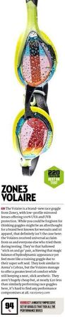 Універсальні окуляри для плавання ZONE3 Volaire з дзеркальним склом, чорні/червоні