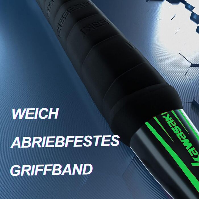 Набір для бадмінтону Kawasaki - 2 ракетки, 3 м'ячики, сумка для тренувань та спорту. Професійний, жовто/зелений