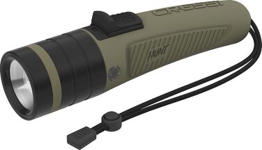 Ліхтар Cressi Hunt Torch 1600 Black - LED ліхтар для дайвінгу, риболовлі та пошуку під водою, 1600 люмен, водонепроникний IPX8, 100 м, унісекс