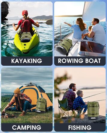 Водонепроникний рюкзак IDRYBAG 35L/55L для подорожей, каякінгу, SUP та плавання