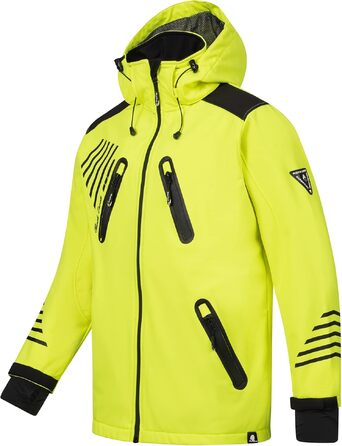 Чоловіча куртка софтшелл Rock Creek Outdoor Windbreaker H-140 S, неоново-жовта