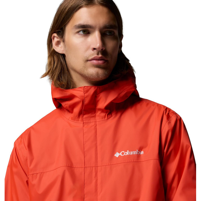 Чоловіча водонепроникна куртка Columbia Watertight II Rain Jacket, колір Super Sonic, розмір M
