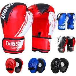 Боксерські рукавички та лапи для дітей 3-10 років, блакитні, Kinder Boxhandschuhe Set