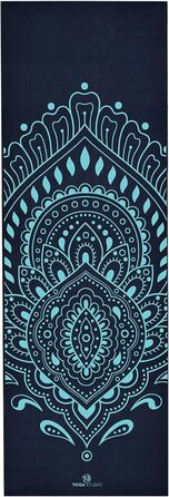 Йога-мат Mandala 183x61 см, 6 мм, протиковзкий, зносостійкий, PVC, для йоги та фітнесу