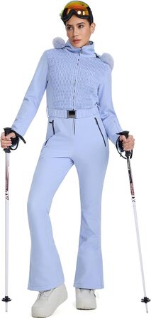 Комплект для сноубордингу та катання на лижах HOTIAN Daen: водонепроникний, вітронепроникний костюм (L, блакитний)