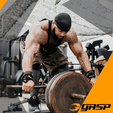 Підтримка для зап'ястя GASP Power - ремінці для підняття важкої атлетики, шкіряні, чорні, 115 см (23 дюйми)