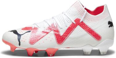 Жіночі футбольні бутси PUMA Future Ultimate FG/AG, 36, білий, чорний, червоний (Fire Orchid Red)