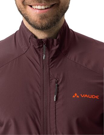 Чоловіча велосипедна куртка VAUDE Kuro Air, помаранкова (dark oak), розмір S