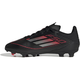 Дитячі футбольні бутси Adidas F50 League FG/MG, 29 EU, чорний/металік/червоний