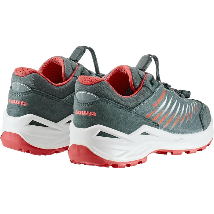 Дитячі черевики LOWA ZIRROX II GTX LO JR, 23 EU, сіро-коралові