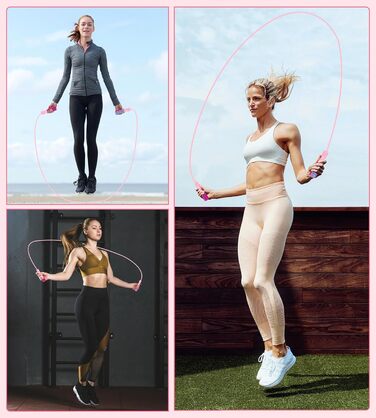 Стрибкове канат для фітнесу, з вагою, регульований, для жінок та чоловіків, зелений (сірий)