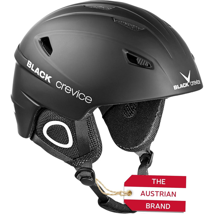 Гірськолижний шолом Black Crevice Kitzbühel, полікарбонат, дихаючий, для чоловіків та жінок, регульований розмір