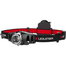 Ліхтар на лоб Ledlenser H3.2: акумуляторний, 600 люмен, регульований фокус, 120 годин роботи, червоне заднє світло, USB-зарядка