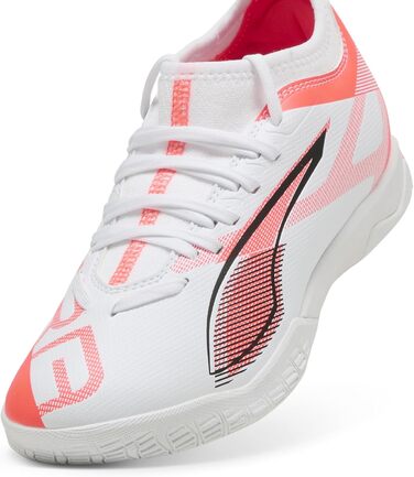 Футбольне взуття PUMA Ultra Match It для чоловіків, 38.5 EU, білий/чорний/червоний (світлодіодне)
