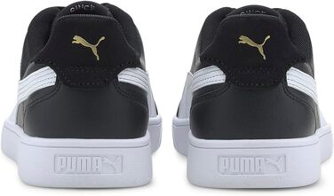 Кросівки Puma Shuffle Unisex чорні з білим та золотим кольором, розмір 44.5 EU