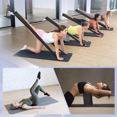 Набір для пілатесу для жінок 24 елементи: кільце, м'яч, стрічка, пляшка, фітнес-сумка, еластичні стрічки, антиковзаючі шкарпетки (чорний)