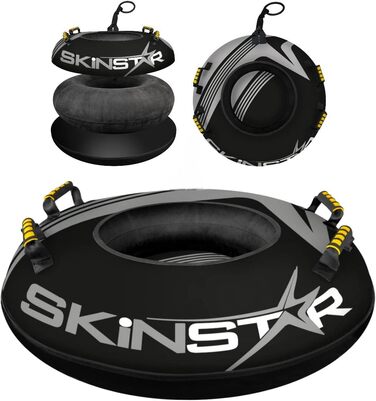 Сніговий атракціон SkinStar Profi Snow Tube - чорний, діаметр 100 см