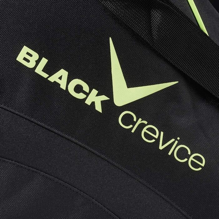 Сумка для лижних і сноубордичних черевиків Black Crevice, велике основне відділення, додаткова кишеня на блискавці, регульований плечовий ремінь, 45x39x28 см, чорна/жовта