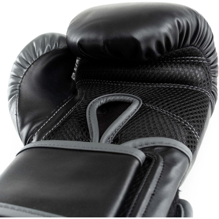 Боксерські рукавички Everlast Powerlock 2 для тренувань, унісекс, чорні, 16oz