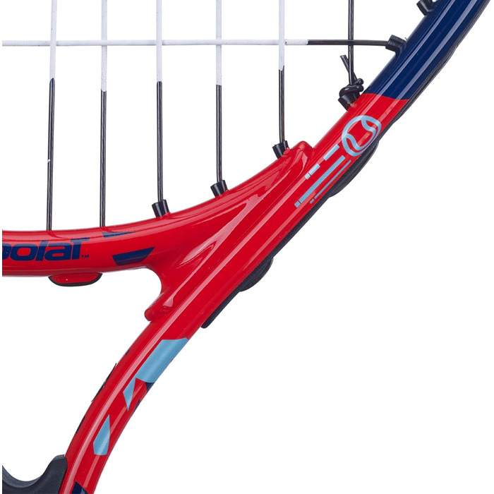 Дитяча тенісна ракетка Babolat Ballfighter 19, 170 г, синьо-червона, натягнута
