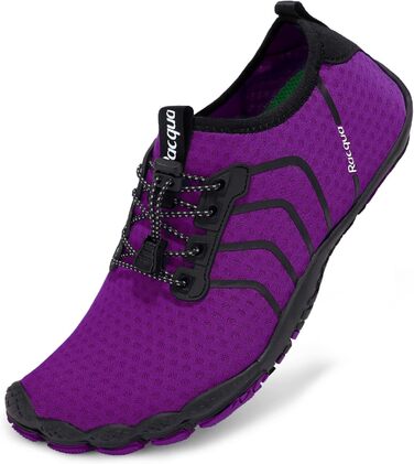 Водні черевики Raqua для жінок, фіолетові, 38 розмір: для плавання, серфінгу, піших прогулянок та спорту