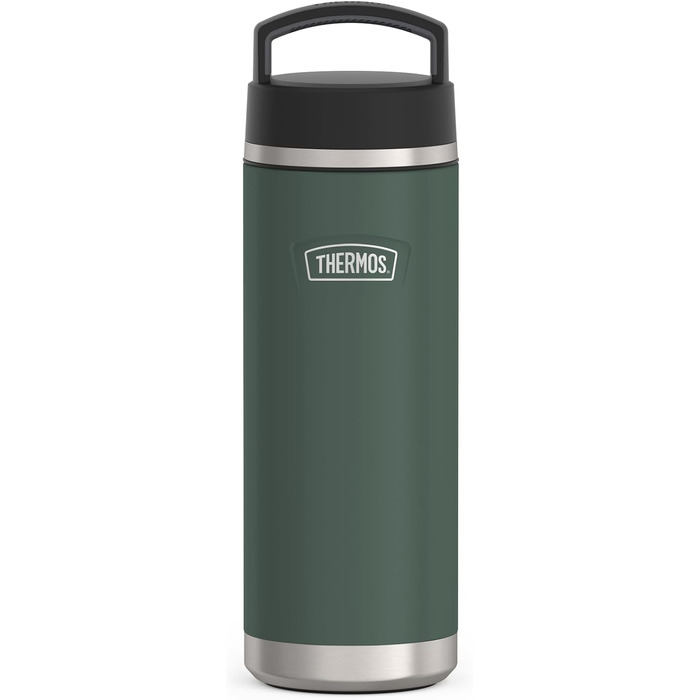 Термос-бутилка Thermos ICON 710 мл зелена, ізольована, з нержавіючої сталі, збереження температури 18 годин гаряче / 24 години холодне, герметична, BPA-free, підходить для посудомийної машини