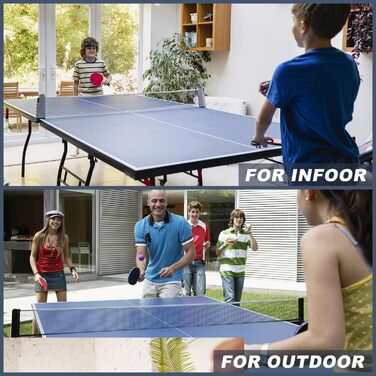 Набір для настільного тенісу S3: ракетки, м'ячі, сітка. Підходить для дітей, початківців, сімей та професіоналів