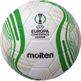 Футбольний м’яч Molten UEFA Europa Conference League 2022/23, розмір 5, біло-зелений